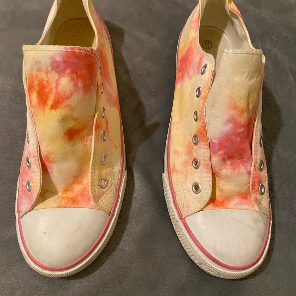 Tennis shoes tie dye